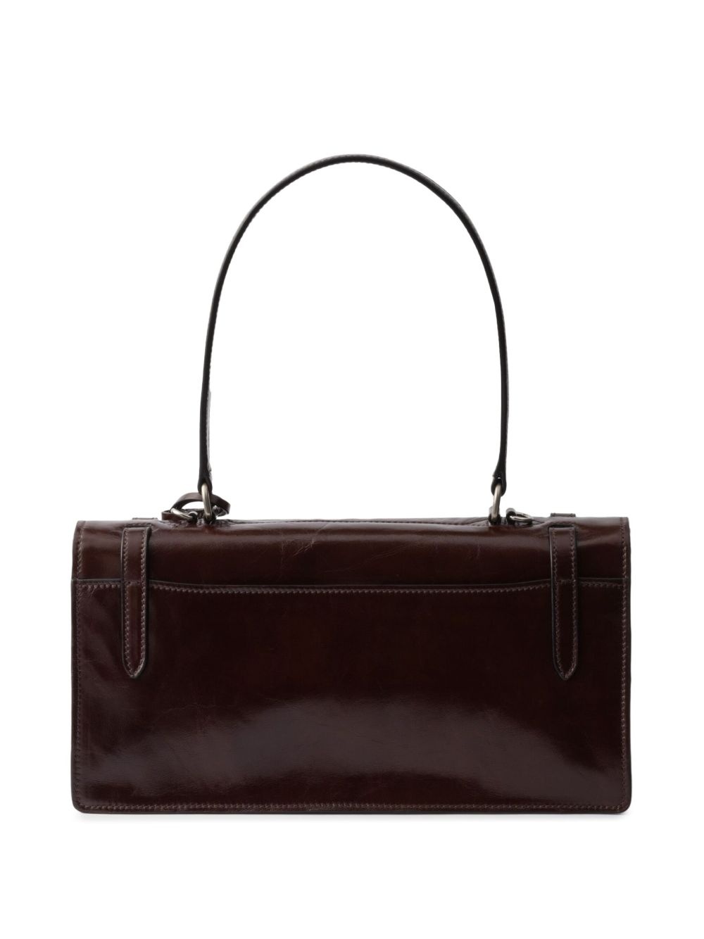 medium leather tote bag - 2