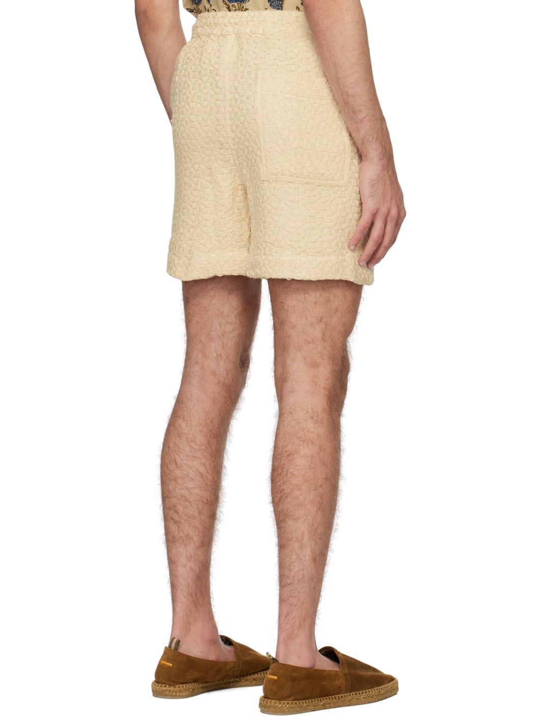 Off-White Drawstring Shorts - 3