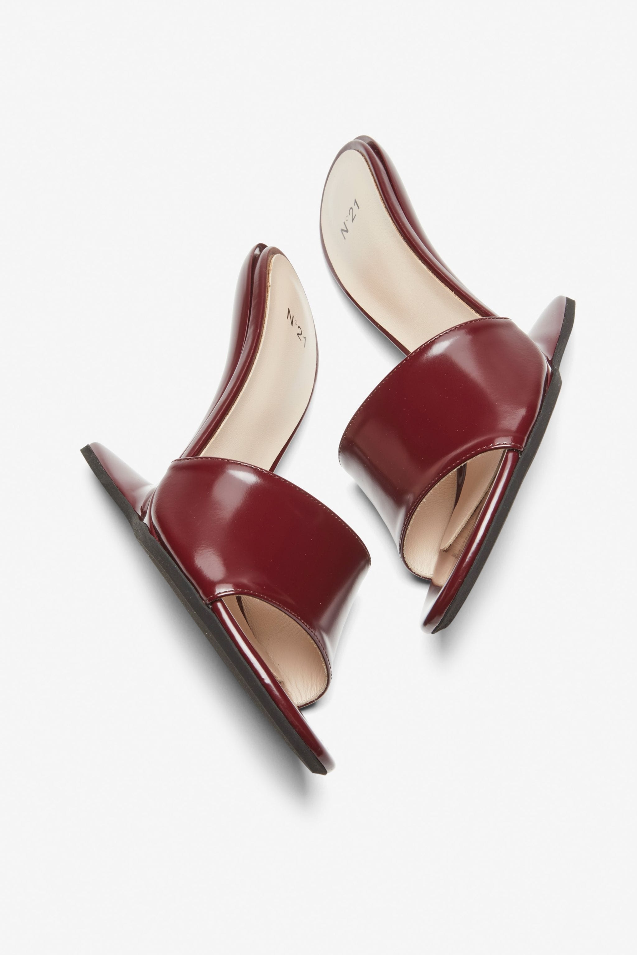LEATHER SABOT MULES - 4