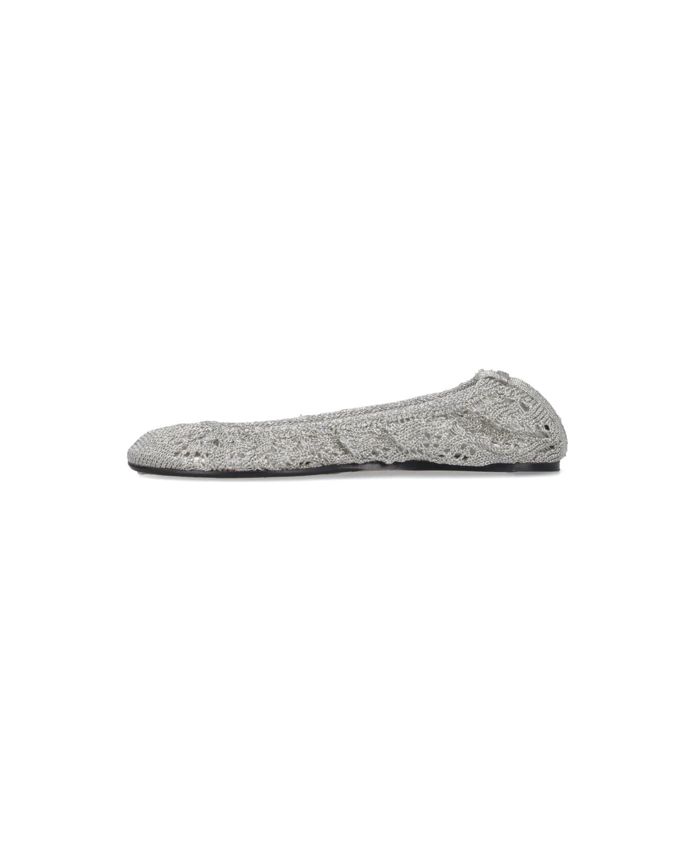 'belna' Crochet Ballet Flats - 3