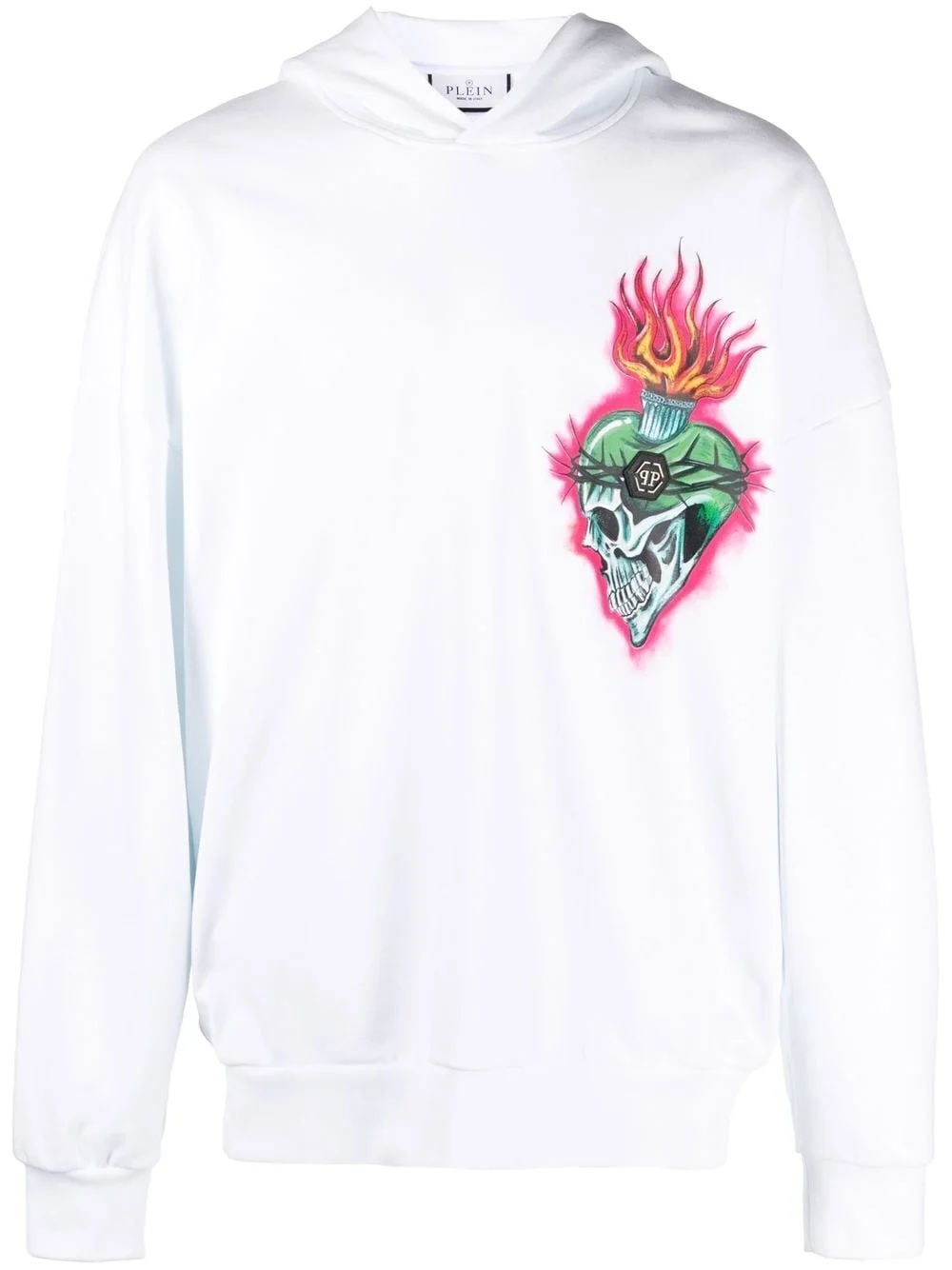 Love Tattoo long-sleeve hoodie - 1
