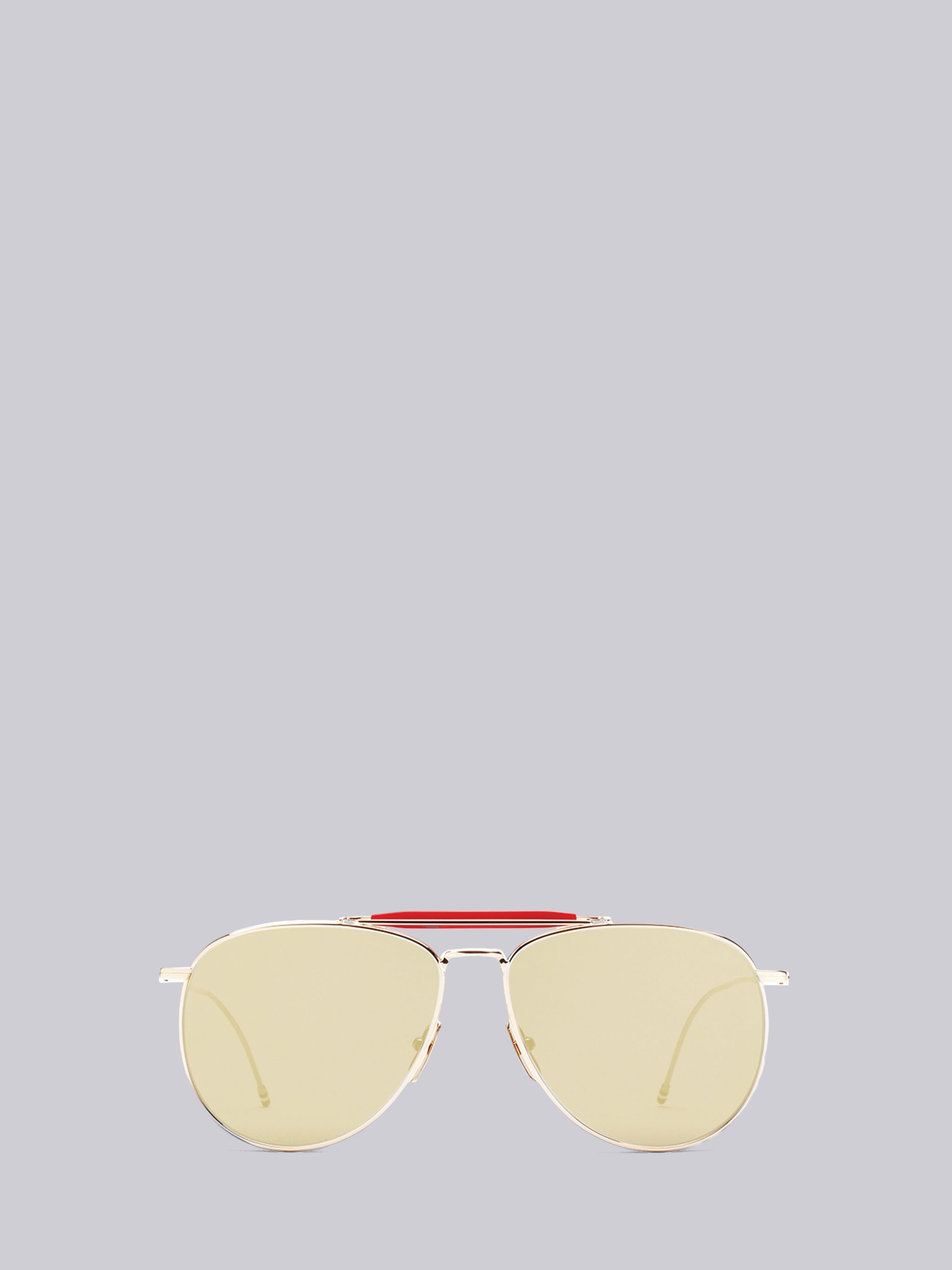 aviator mirrored sunglasses - 1