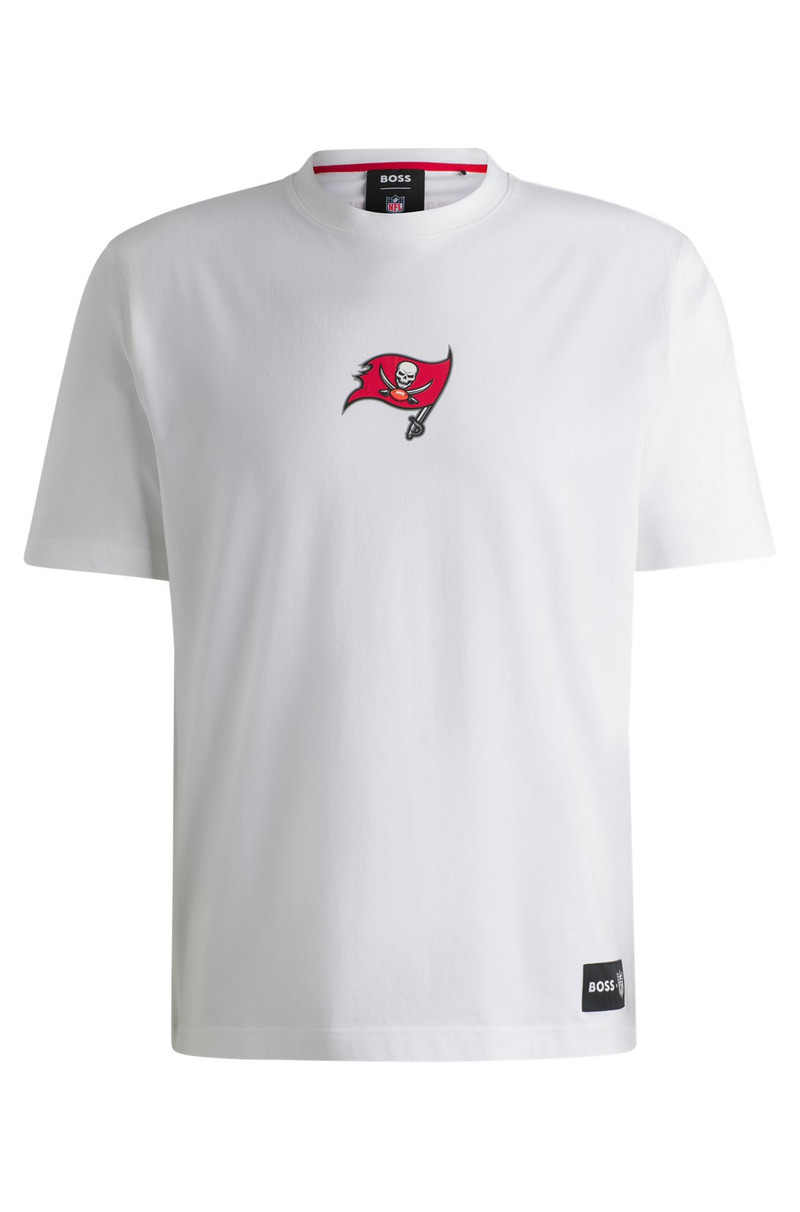 BOSS X NFL STRETCH-COTTON T-SHIRT WITH SPECIAL BRANDING 1