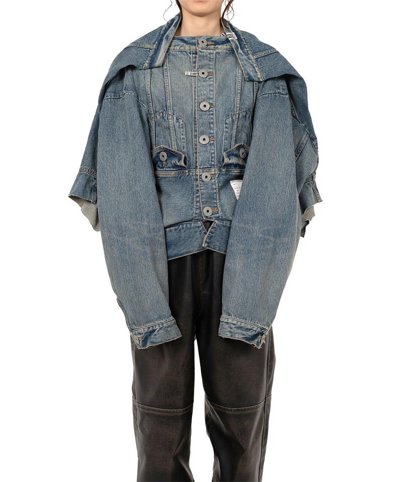 Maison MIHARAYASUHIRO Reversed Front Denim Jacket outlook