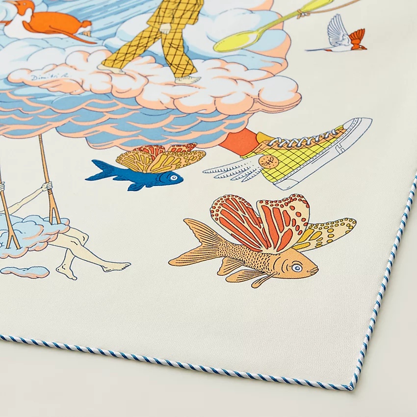Sur Mon Nuage scarf 90 3