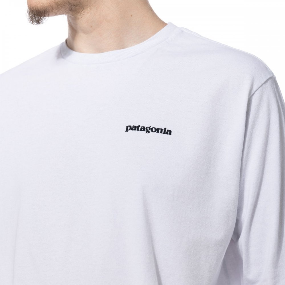 Long-Sleeved P-6 Logo Responsibili-Tee "White" - 2