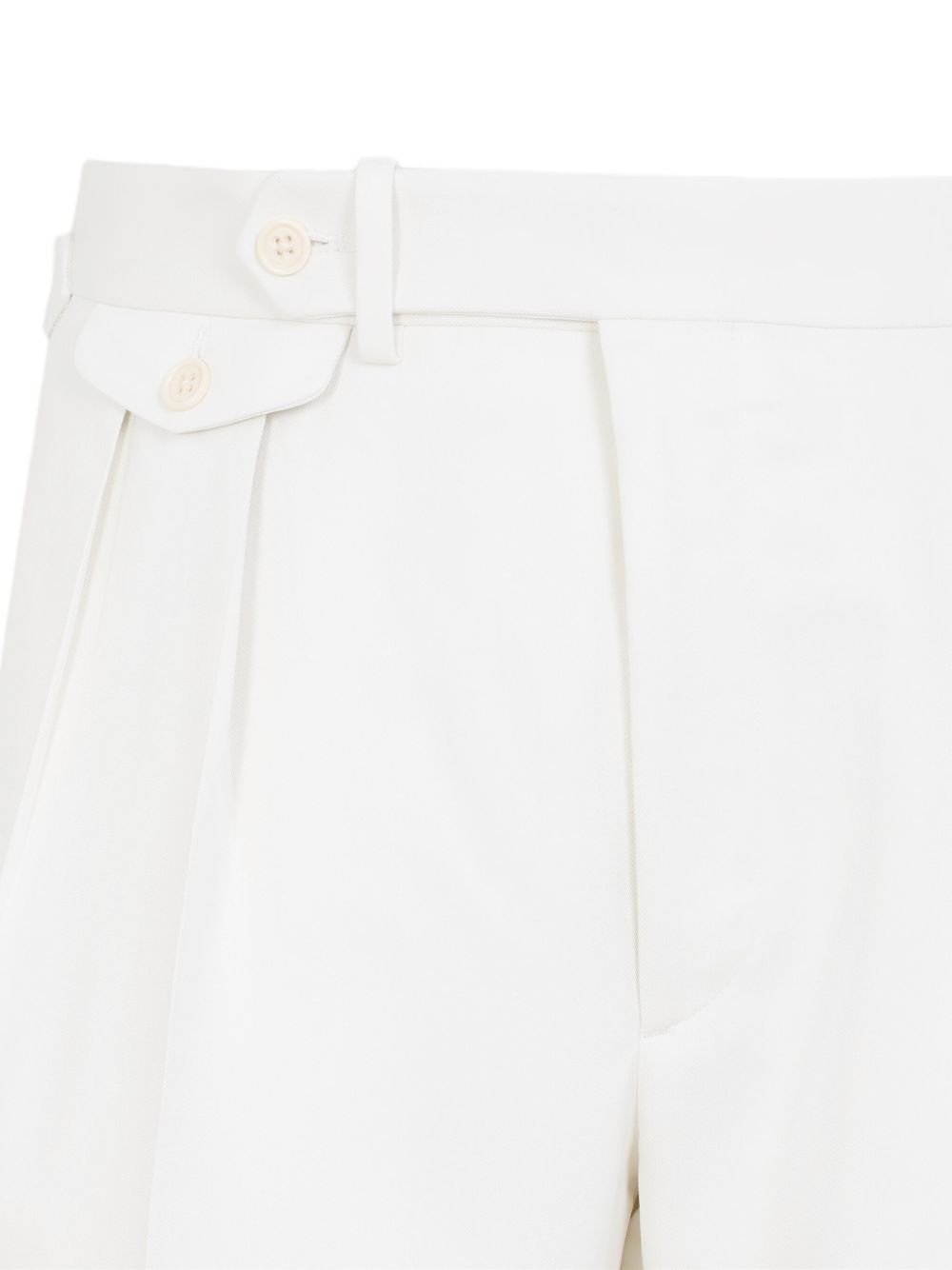pleated high-waisted trousers - 3