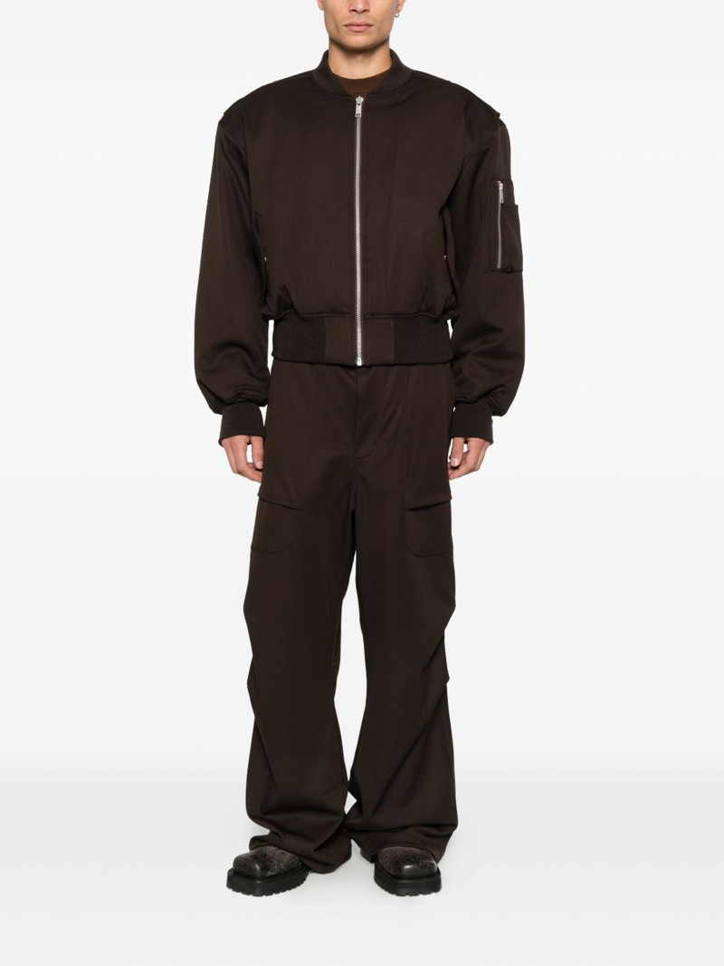 entire studios drawstring cargo trousers outlook