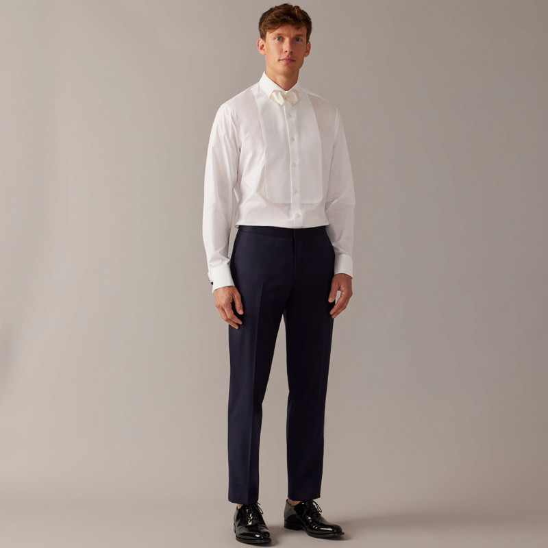 Ludlow Slim-fit tuxedo pant in Italian wool 4