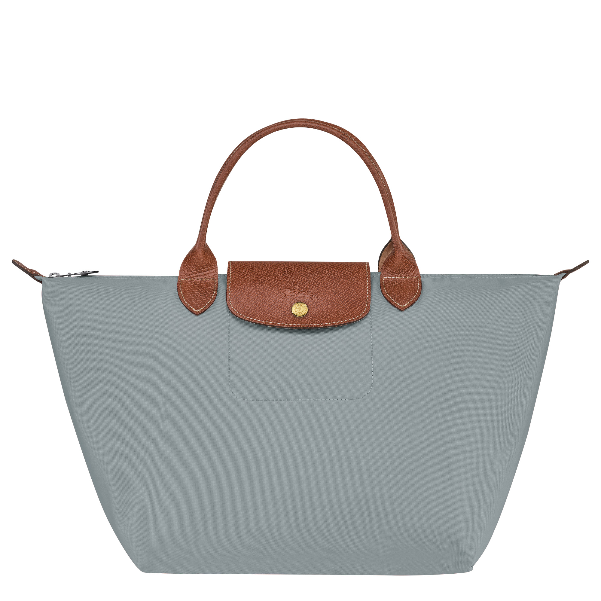 Le Pliage Original M Handbag Steel - Recycled canvas - 1