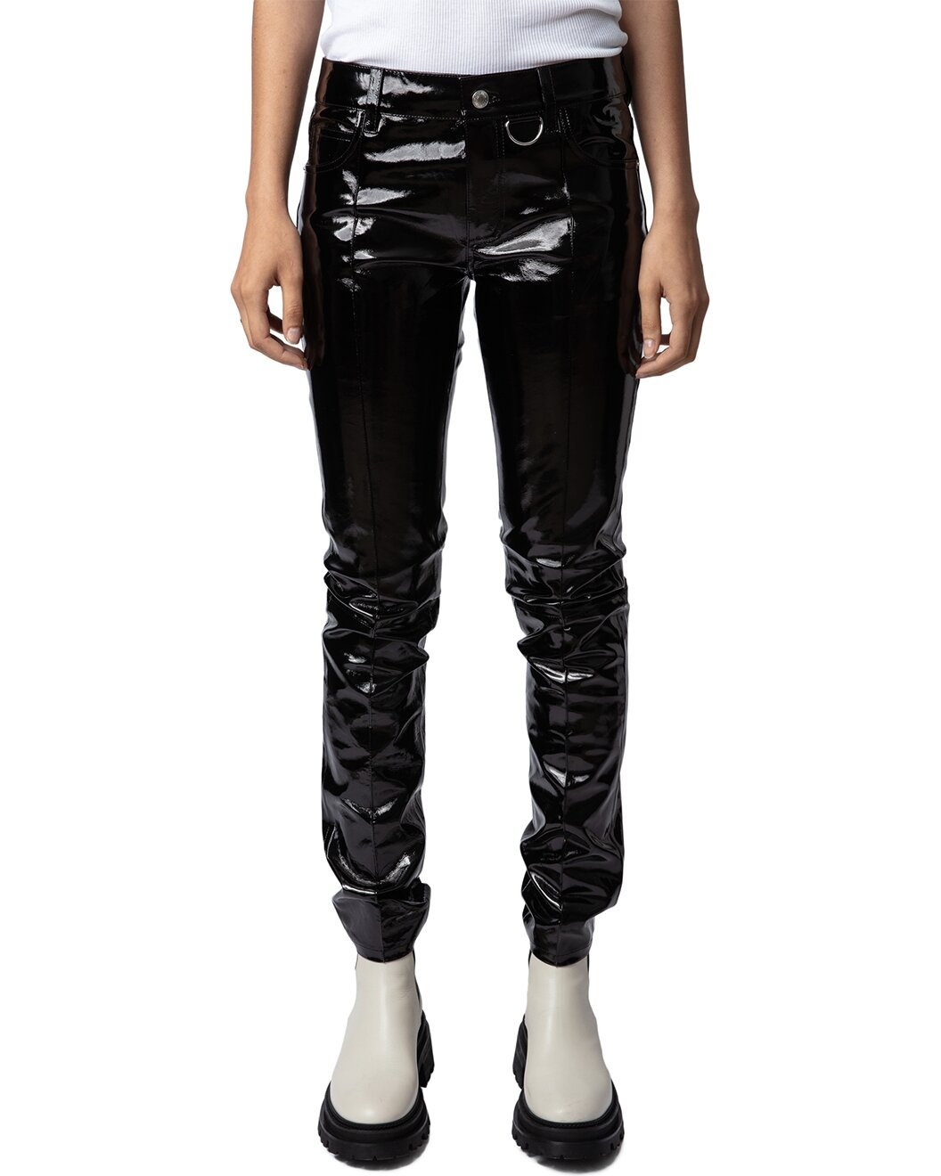 Zadig & Voltaire Peko Vinyle Leather Pant - 1