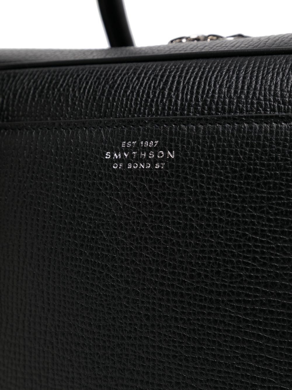 leather logo-stamp holdall - 4