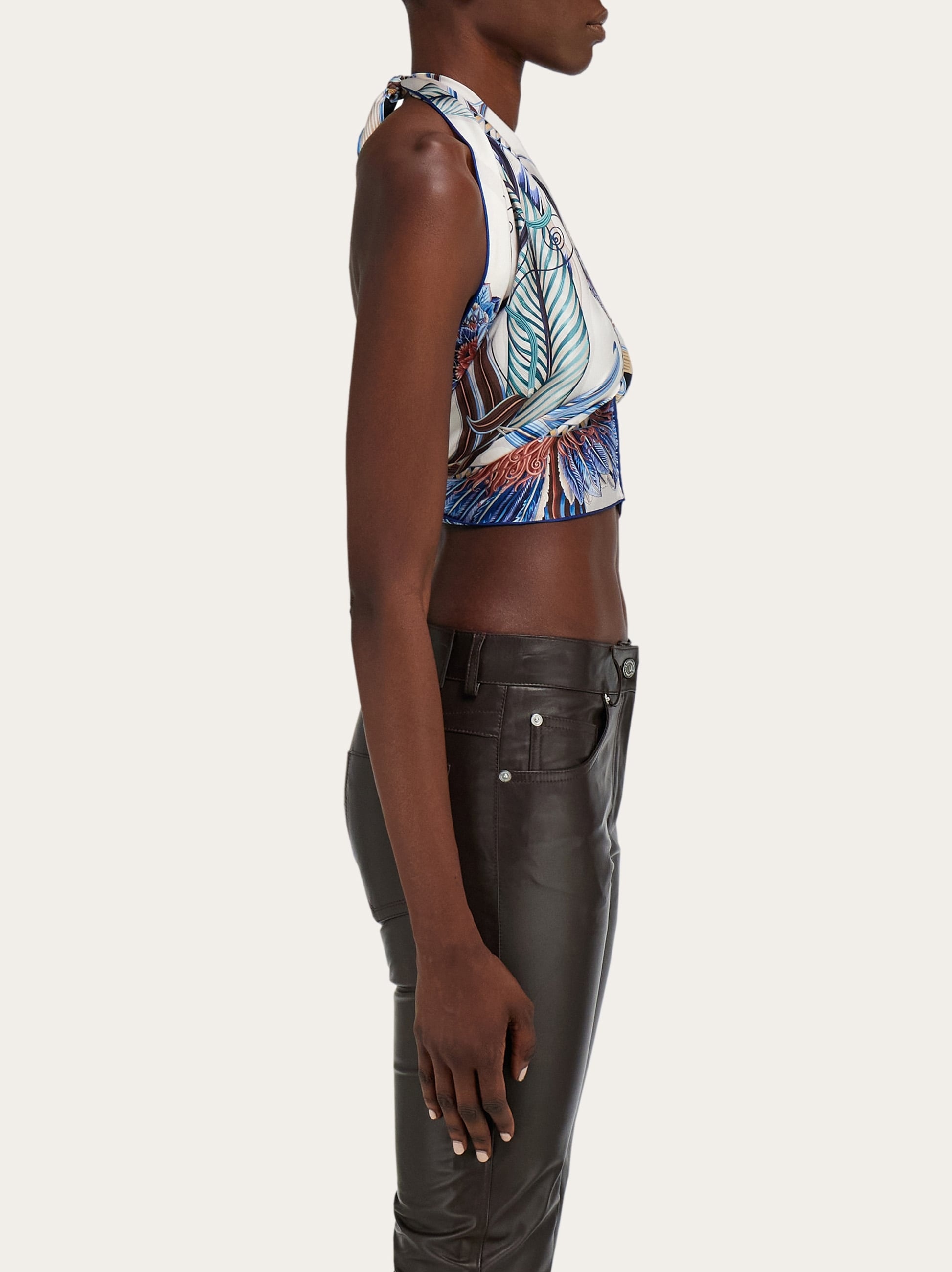 Giada print triangle top - 5