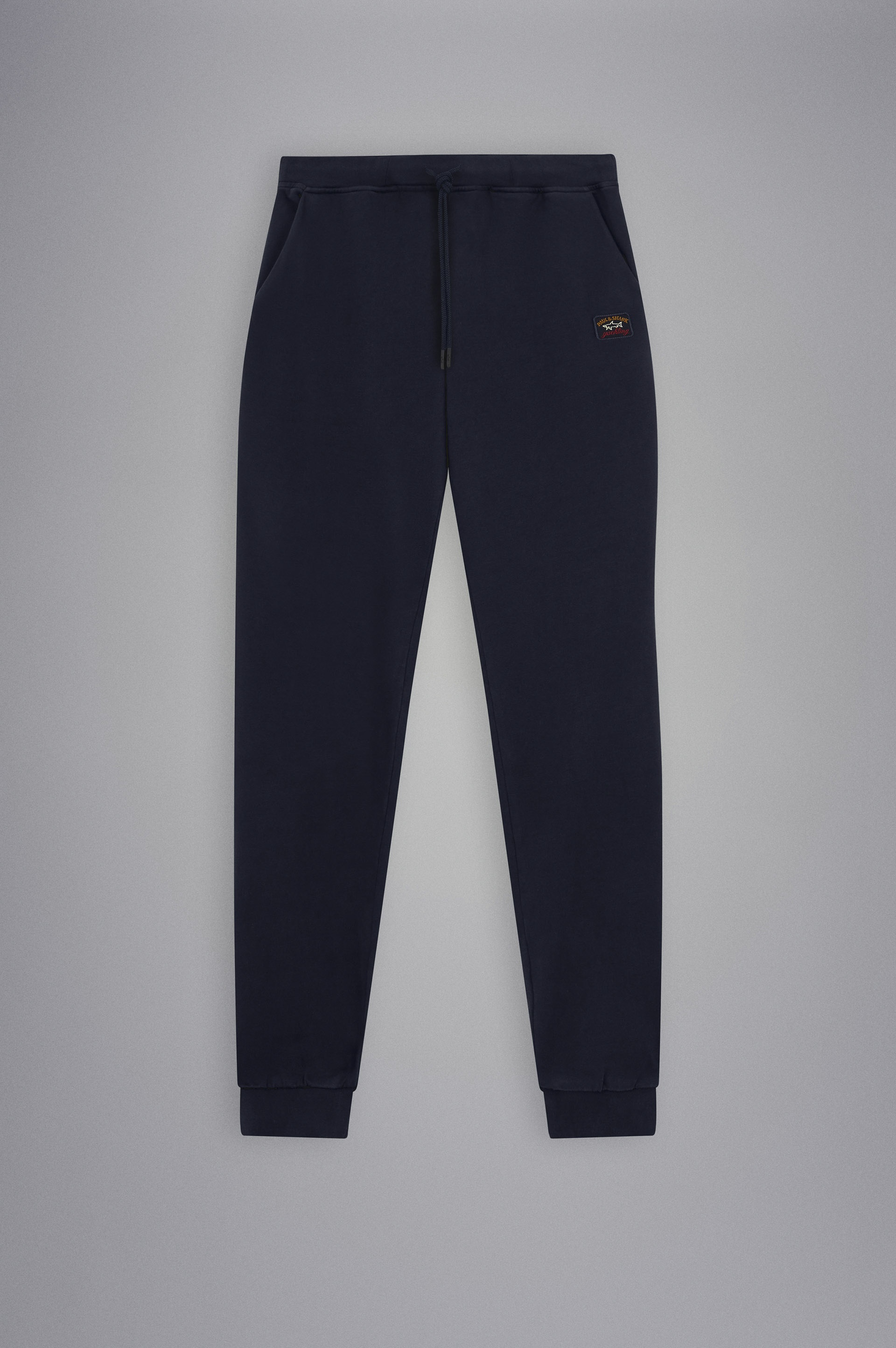 Cotton sweatpants with iconic badge