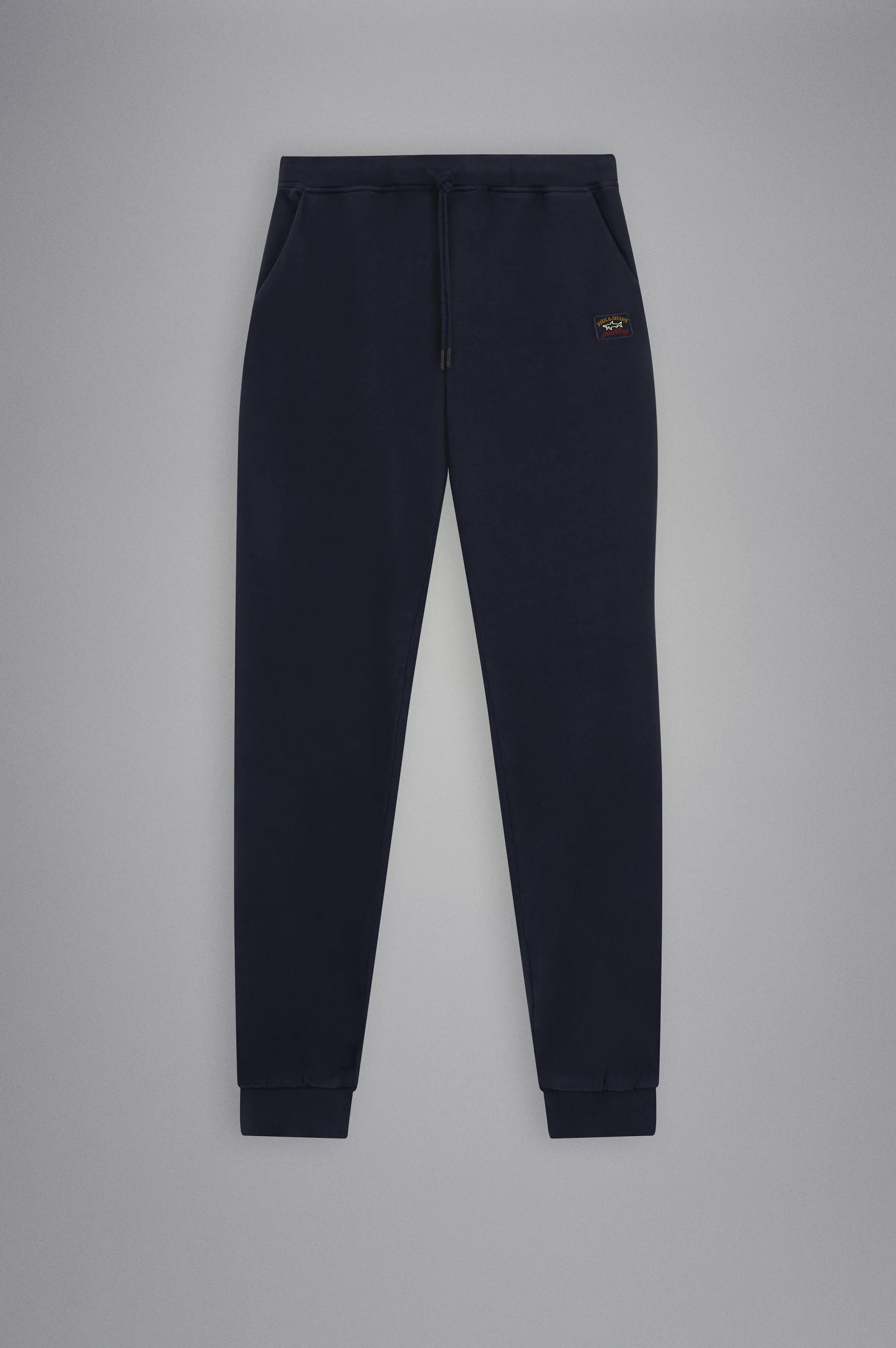 COTTON SWEATPANTS WITH ICONIC BADGE - 1