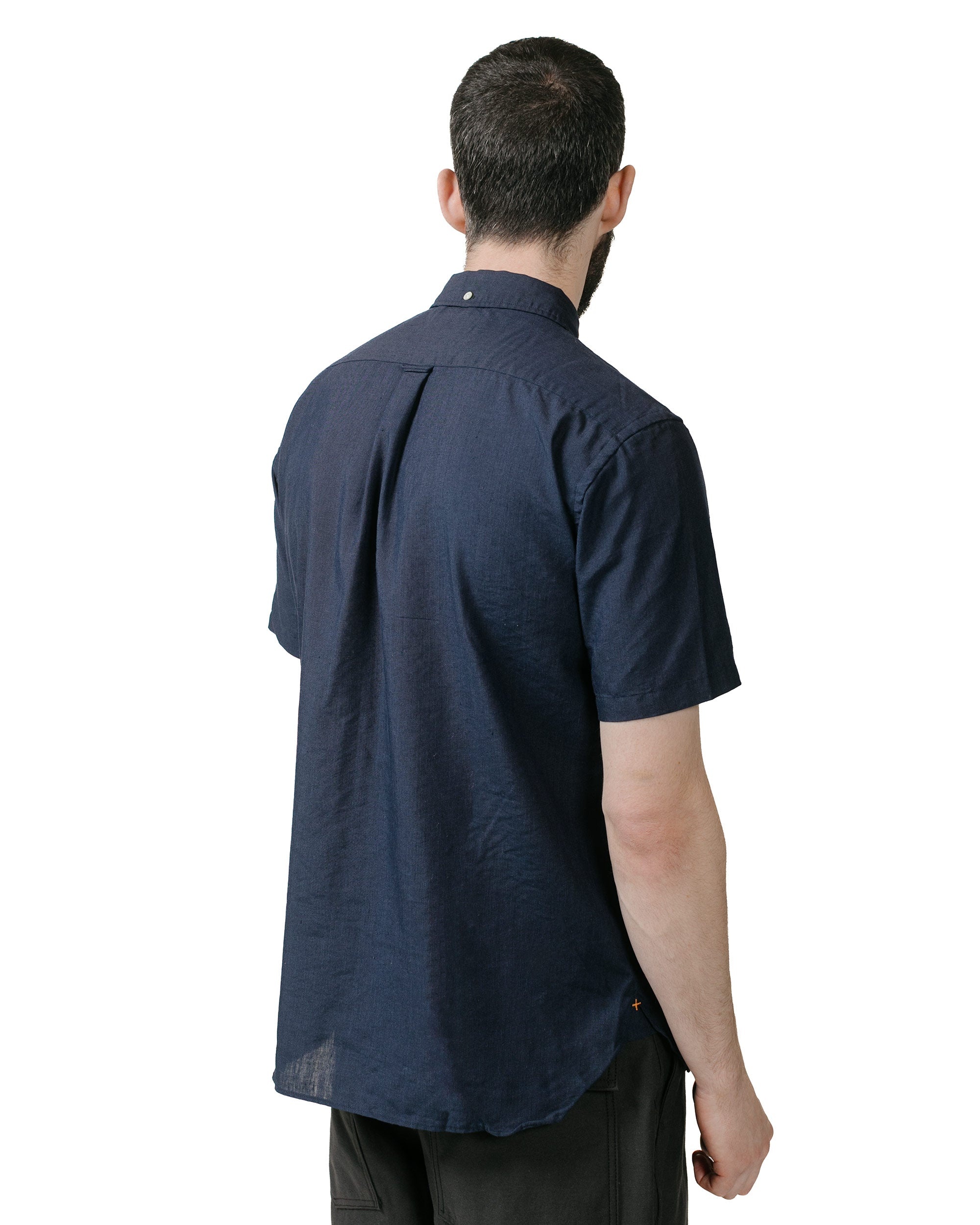 B.D. Short Sleeve COOLMAX® Linen Navy - 3