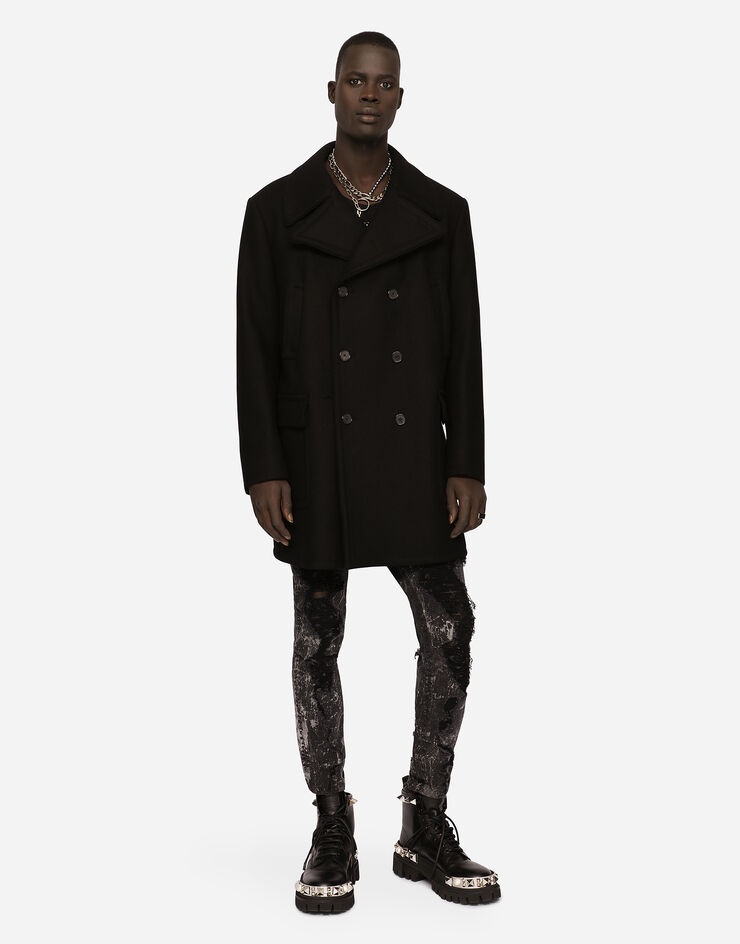 Wool pea coat - 3