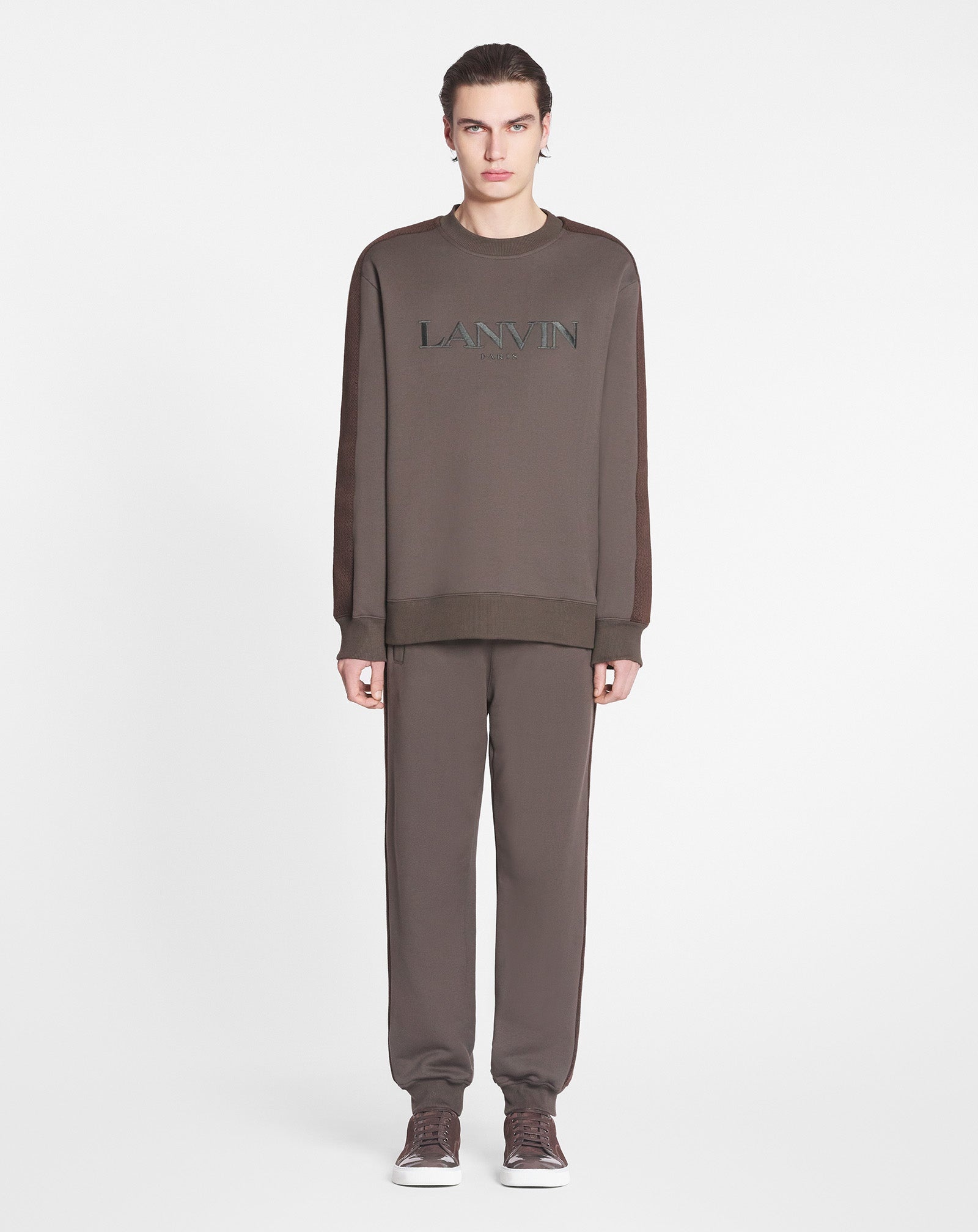 CURB SIDE LANVIN EMBROIDERED LOOSE-FITTING SWEATSHIRT - 2