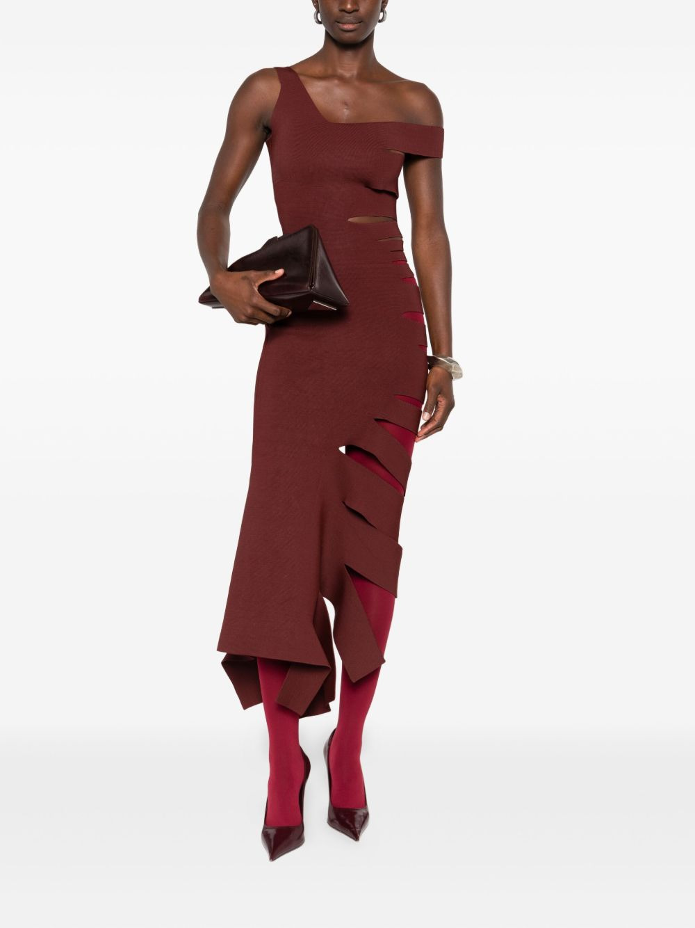 cut-out dress - 2