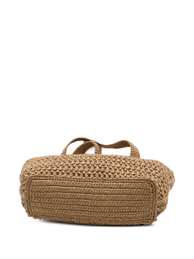 crochet raffia shopping bag 3