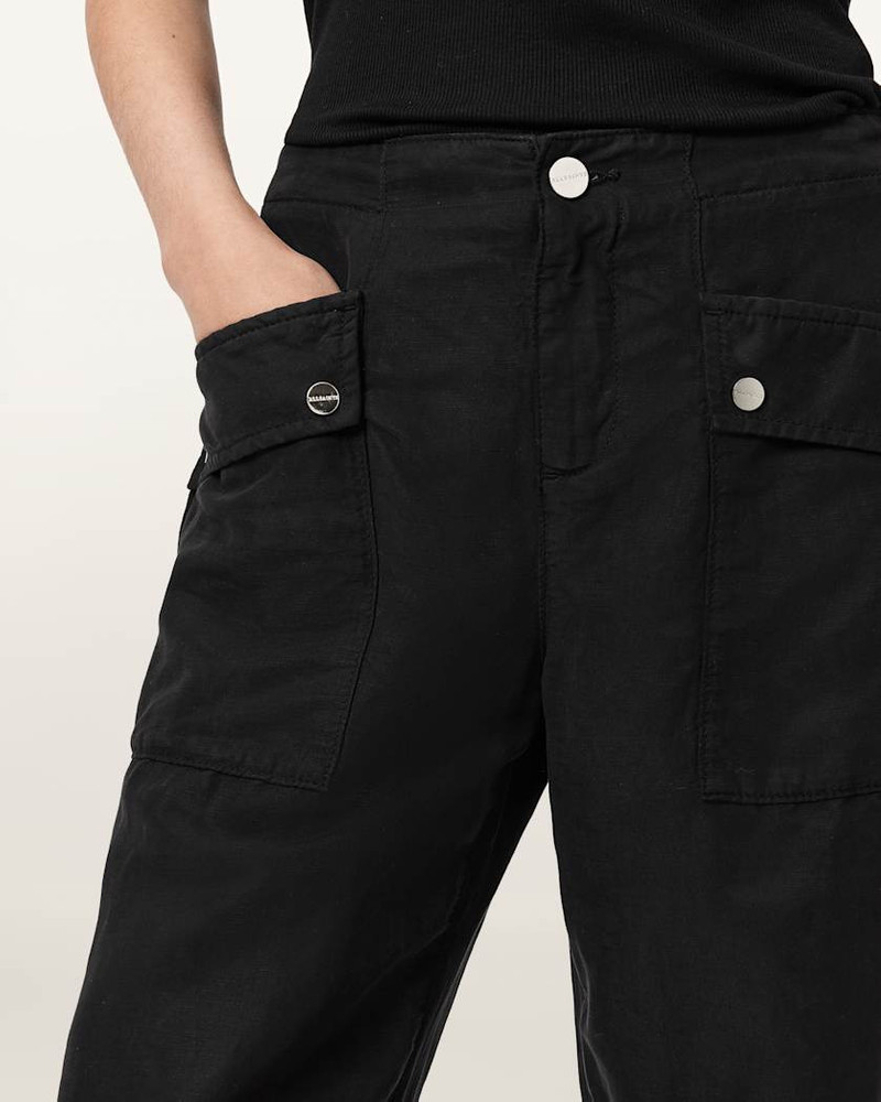 VAL CARGO LINEN BLEND PANTS 4