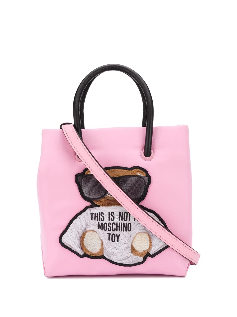 mini Teddy Bear patch tote - 1