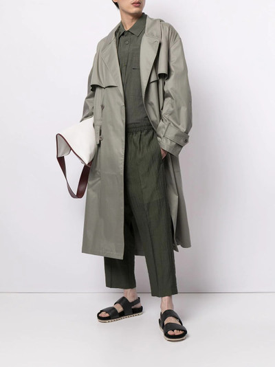 Lemaire oversized double breasted coat outlook