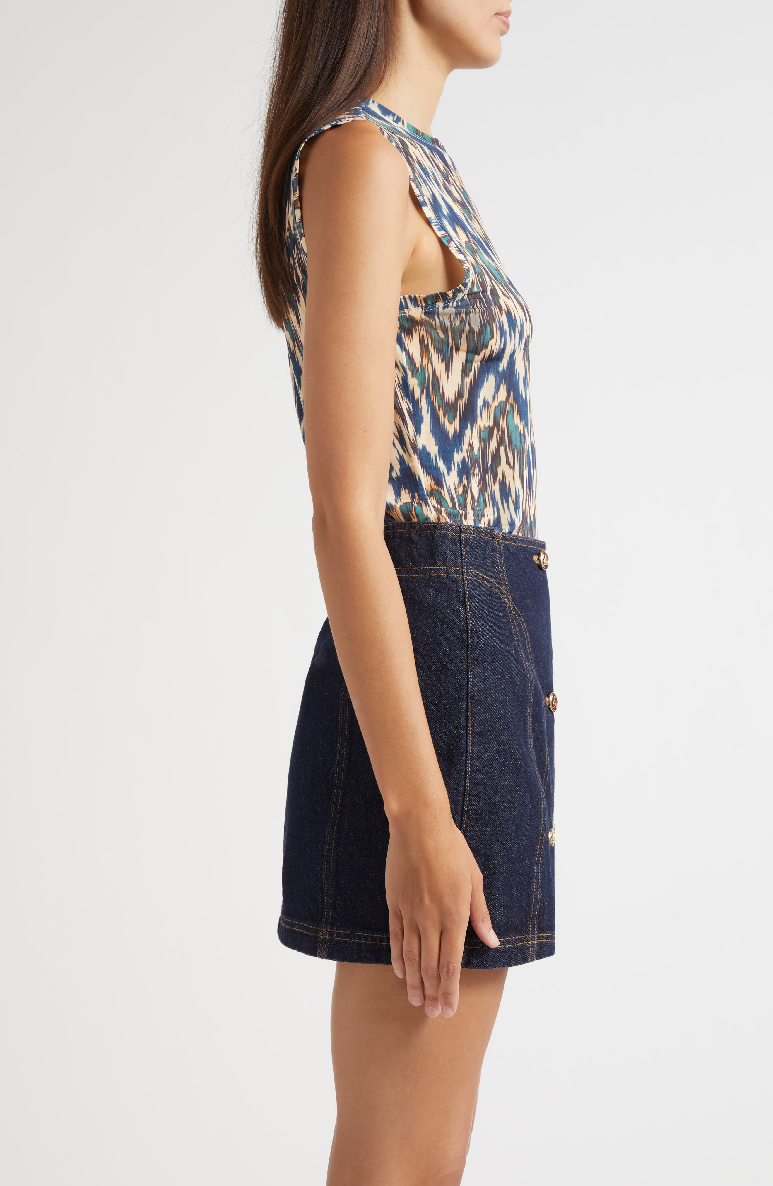 Ulla Johnson Ines Sleeveless Top in Riverslate at Nordstrom - 3