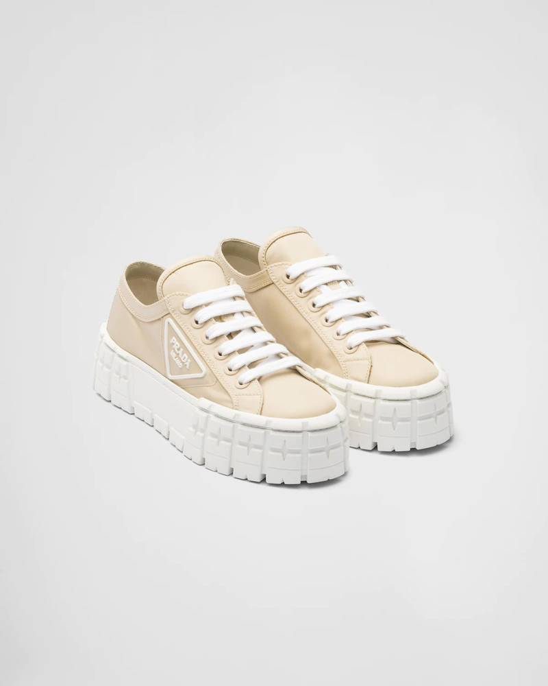 Double Wheel nylon gabardine sneakers 2