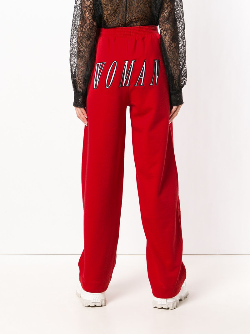 high-waisted track trousers 4