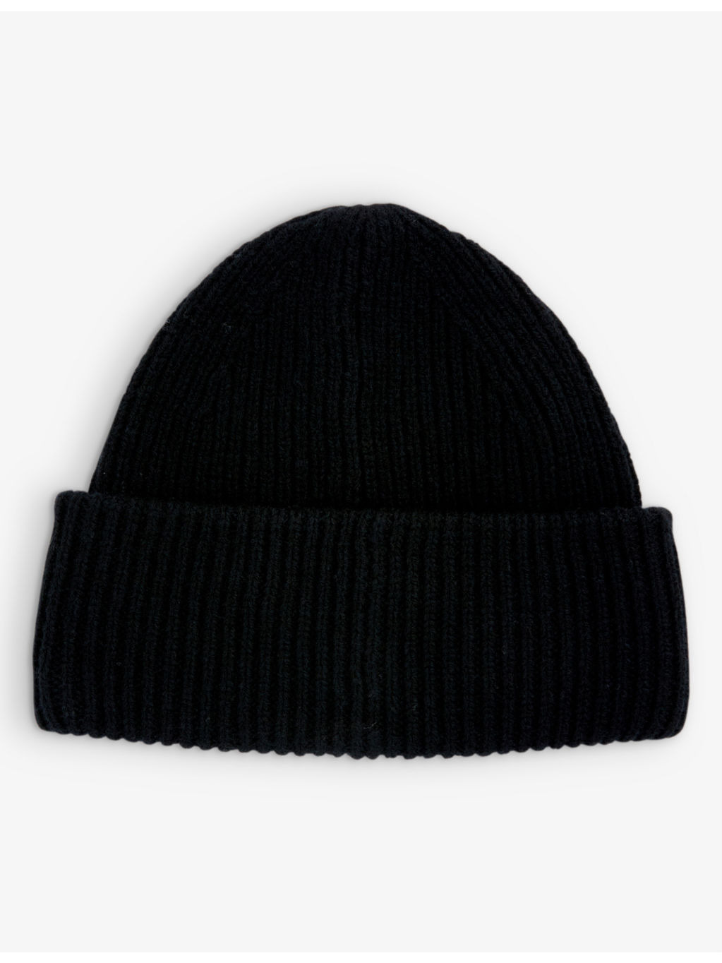 Pansy logo-patch wool beanie hat - 3