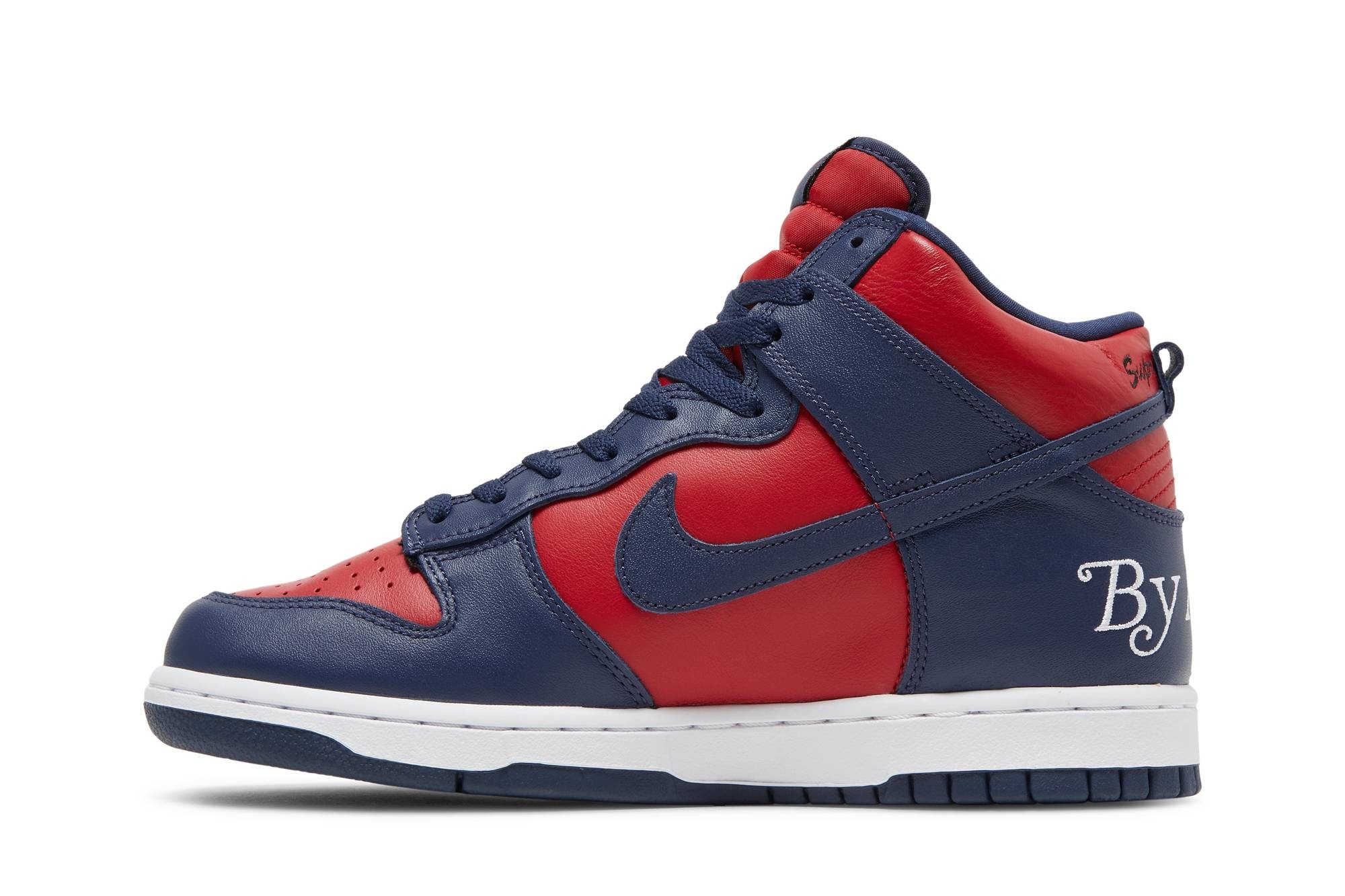Supreme x Dunk High SB 'By Any Means - Red Navy' - 3
