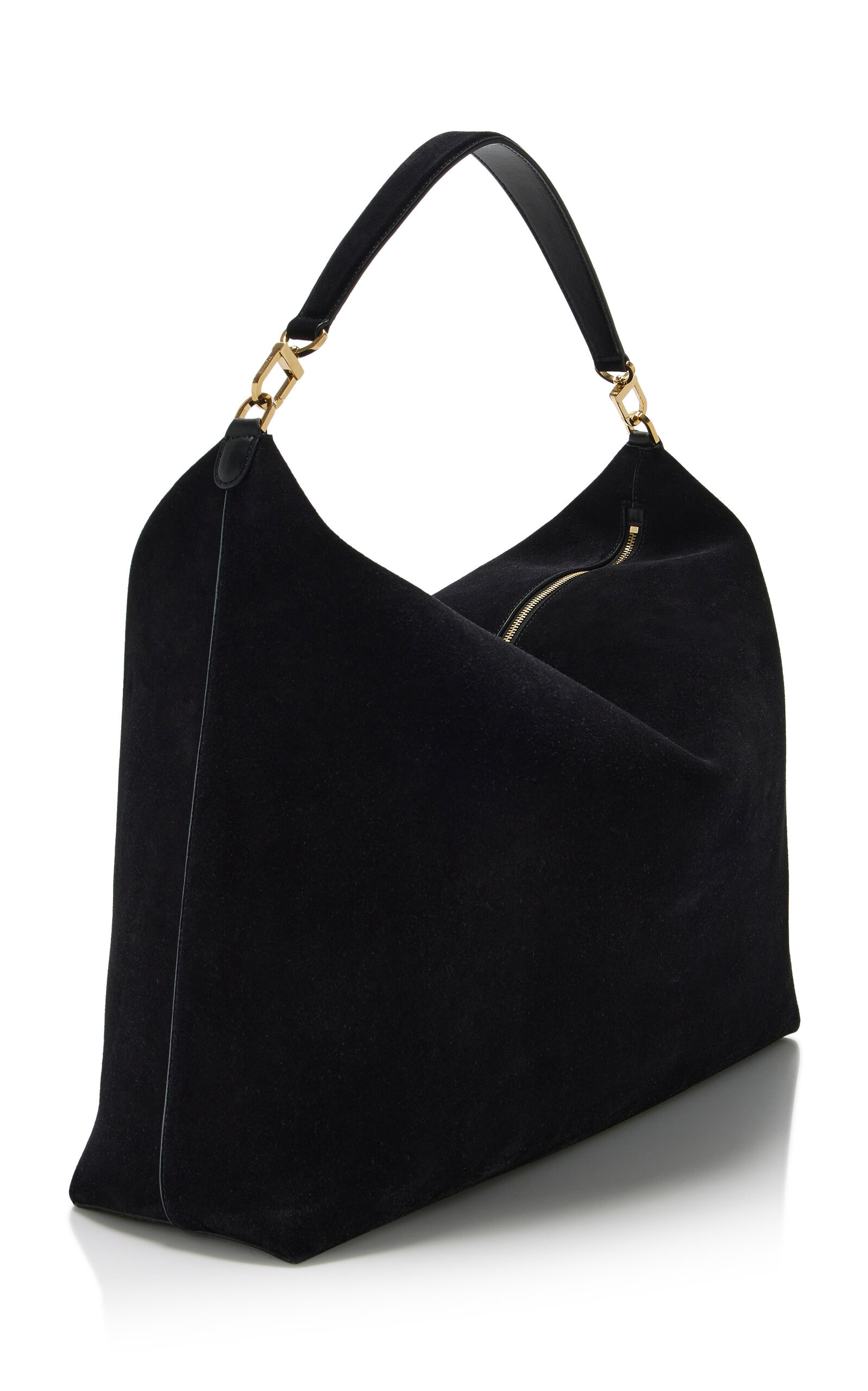 Suede Scoop Tote black - 3
