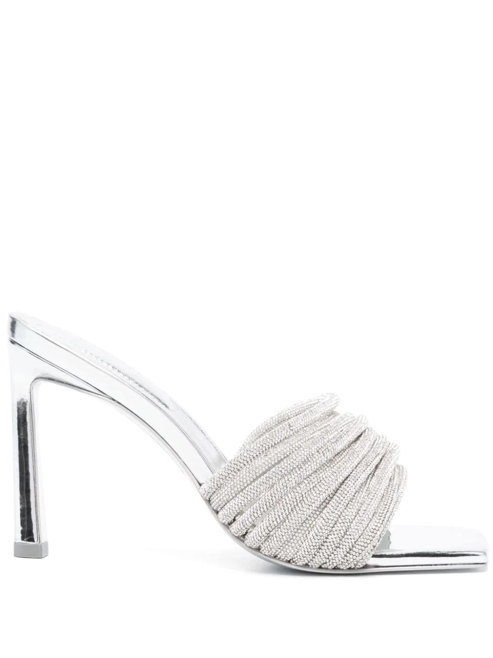 Lena 105mm crystal-embellished mules - 1