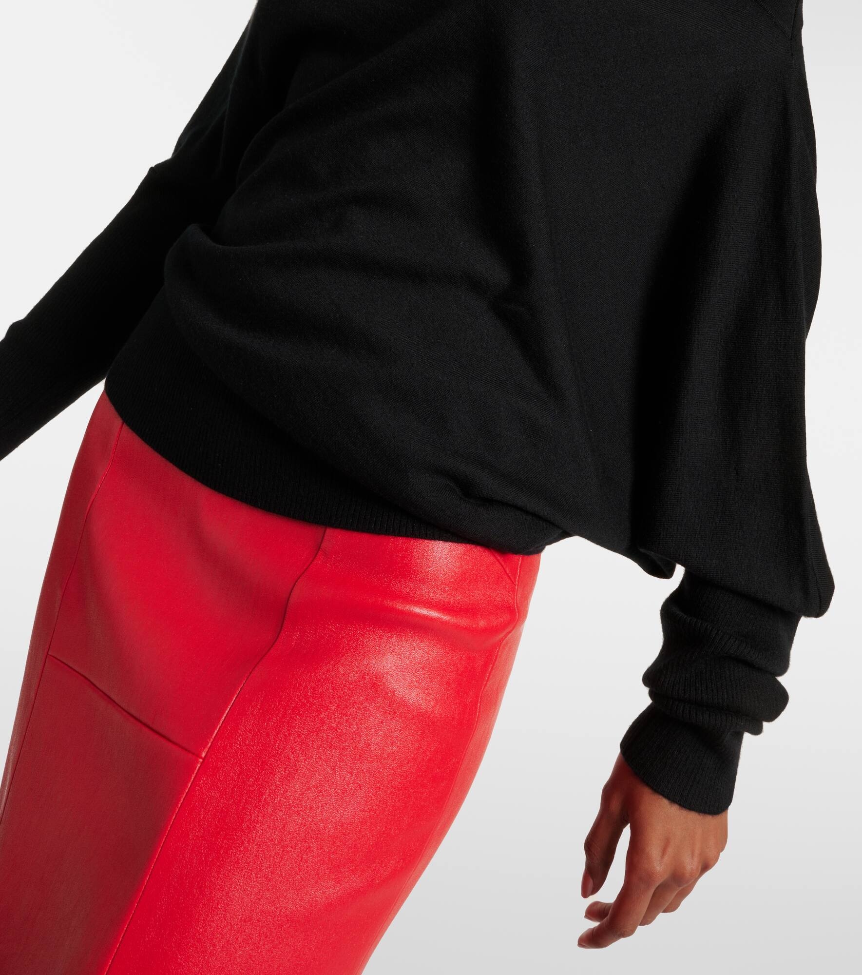 Grainge off-shoulder cashmere sweater - 5