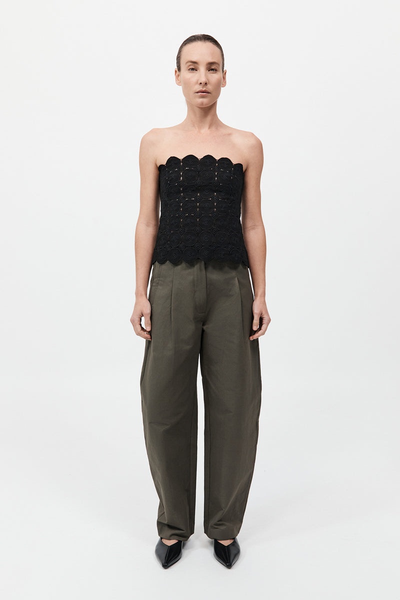 Doily Top - Black - 3