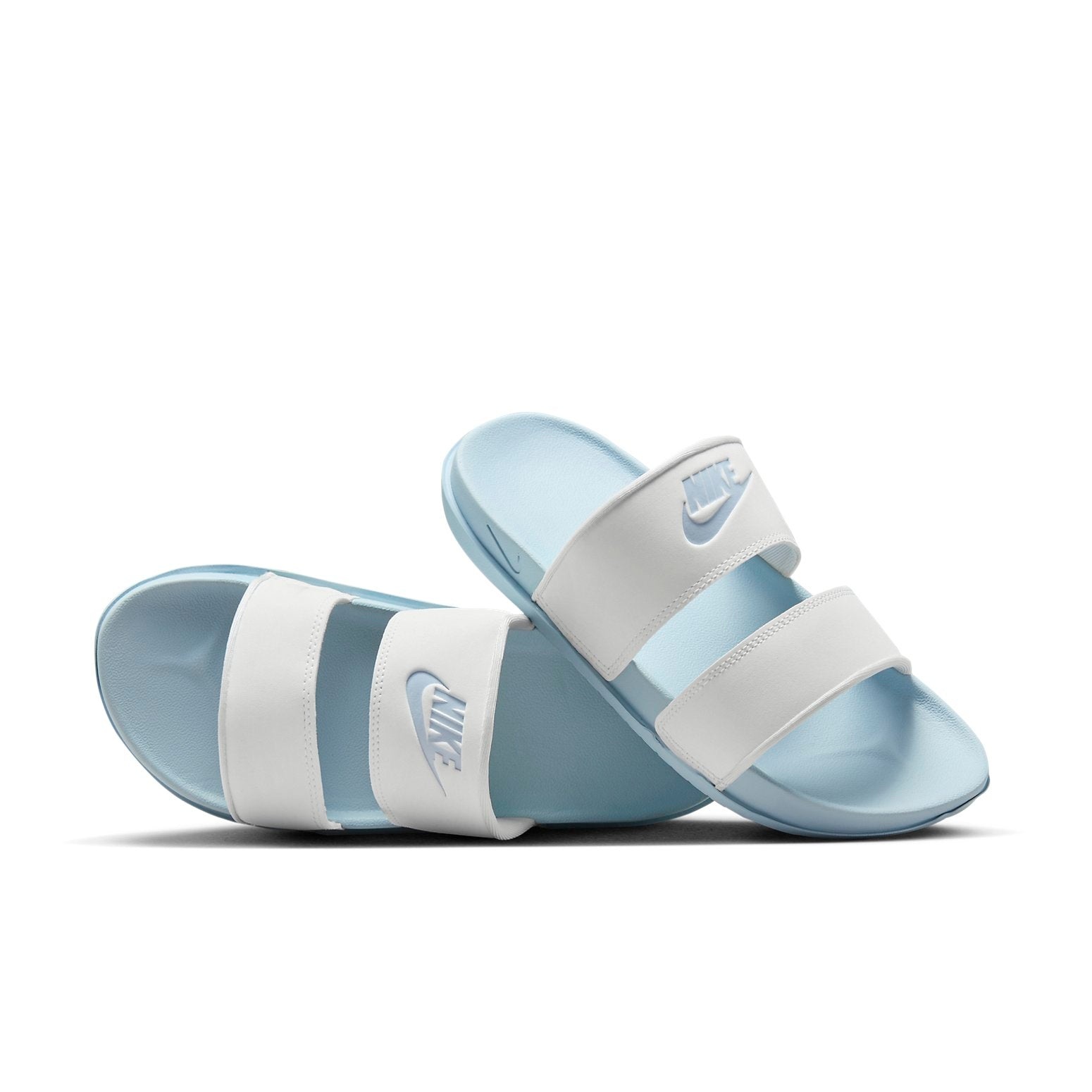 (WMNS) Nike Offcourt Duo Slide 'White Light Blue' DC0496-104 - 3