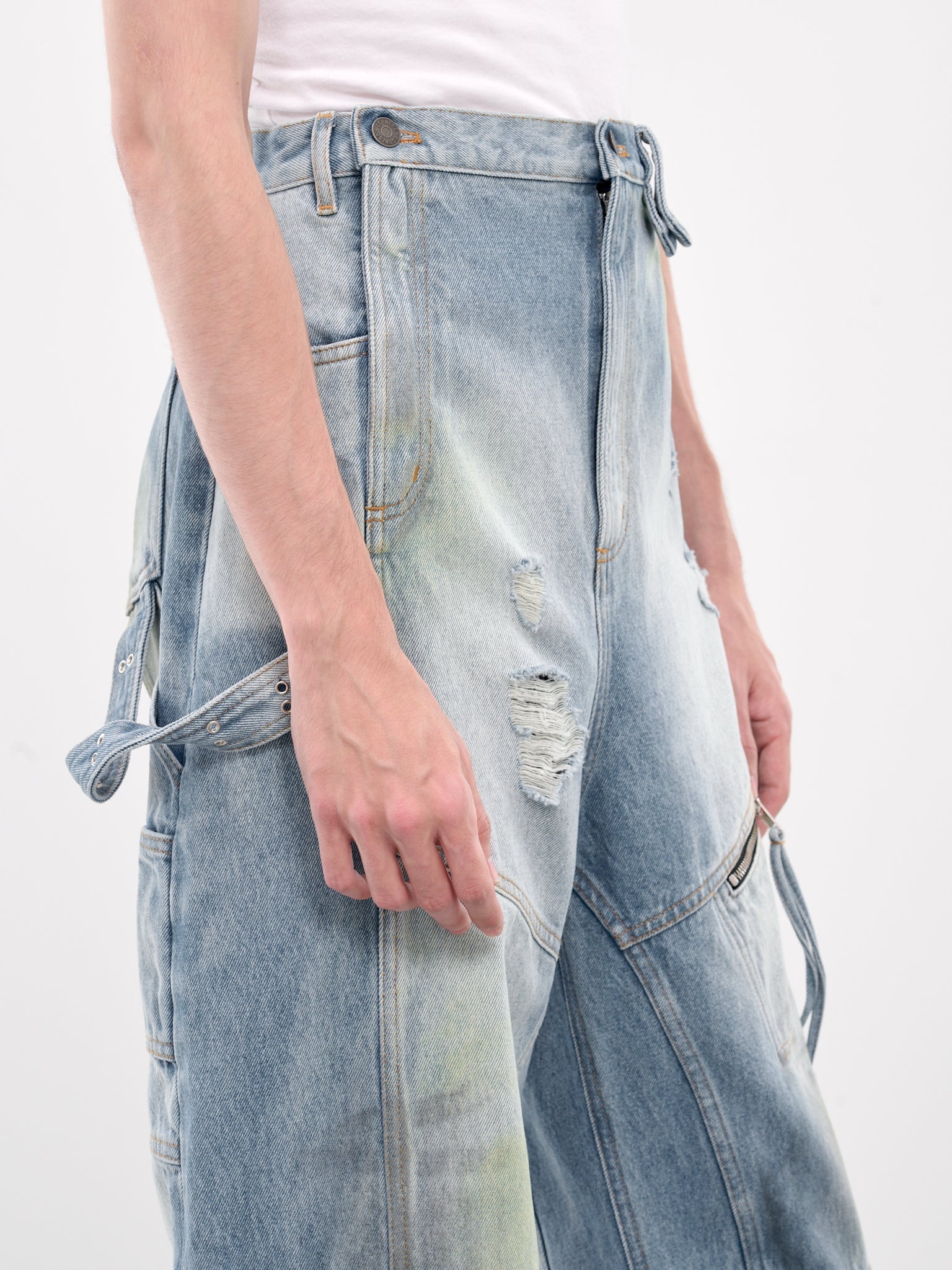 Cargo Elevated Denim Pants - 4