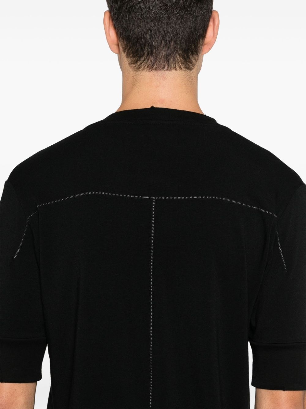 scar stitchings-detail T-shirt - 5