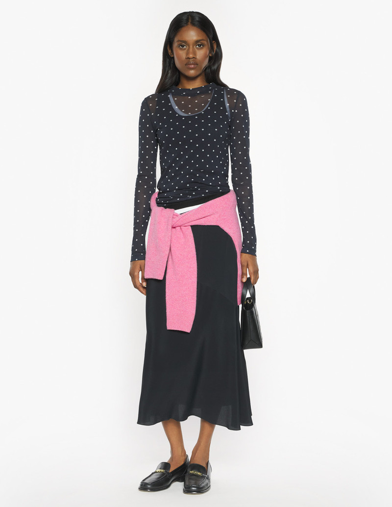 Maison Kitsuné POLKA DOT FOX MESH TOP outlook