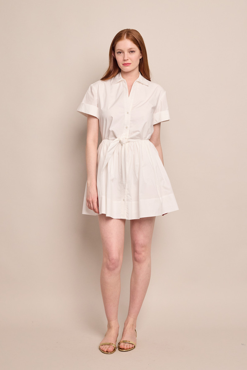 Cara Cara Asbury Mini Dress
Sell-Out Mini Shirt Dress Featuring A Self-Tie Waist outlook