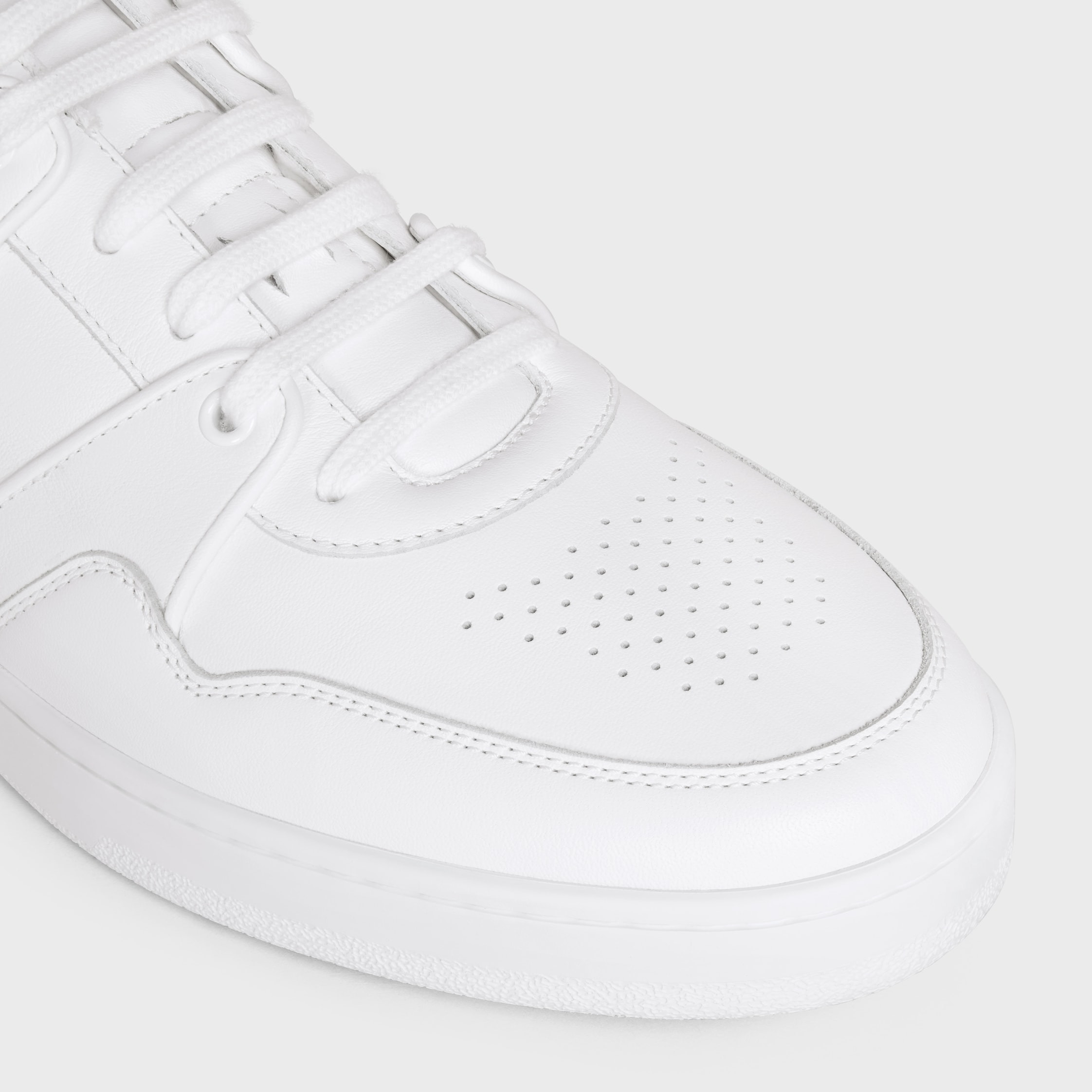 CT-04 CELINE TRAINER LOW LACE-UP SNEAKER in CALFSKIN - 4
