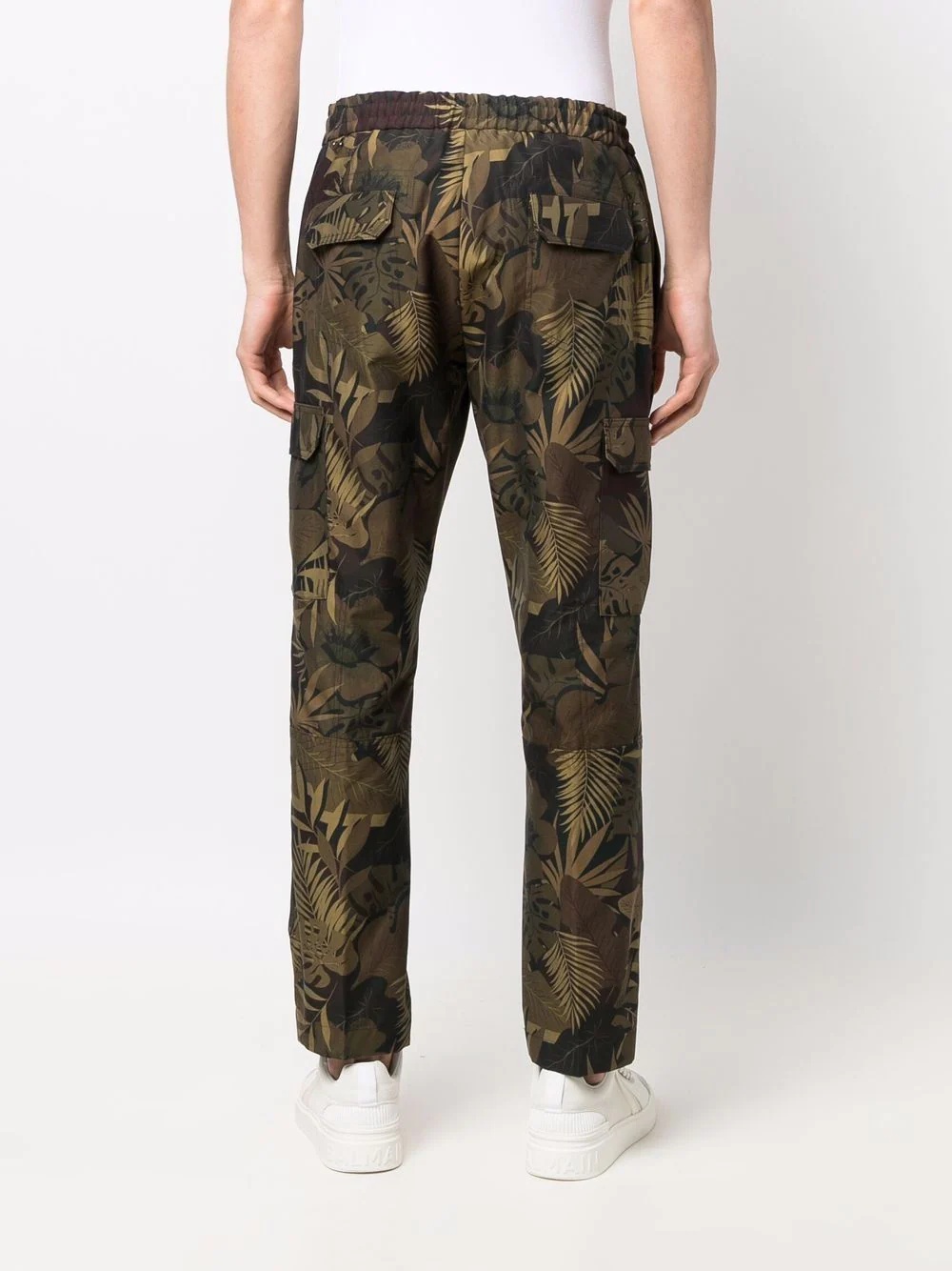 Jungle-print cargo trousers - 4