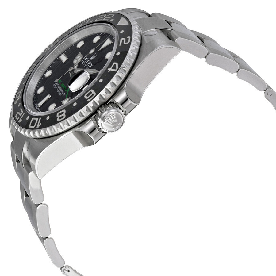 Pre-owned Rolex Gmt-Master Ii GMT Black Dial Men's Watch 116710LN-0001 - 2