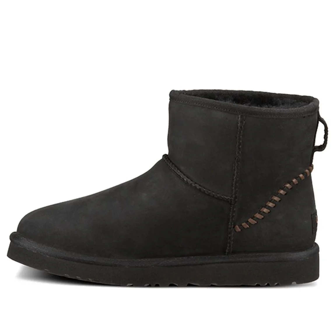UGG Classic Mini Deco Snow Boots 'Black Grey' 1003945-BLK - 1