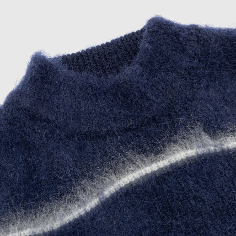 STRIPED MOHAIR SWEATER - 2