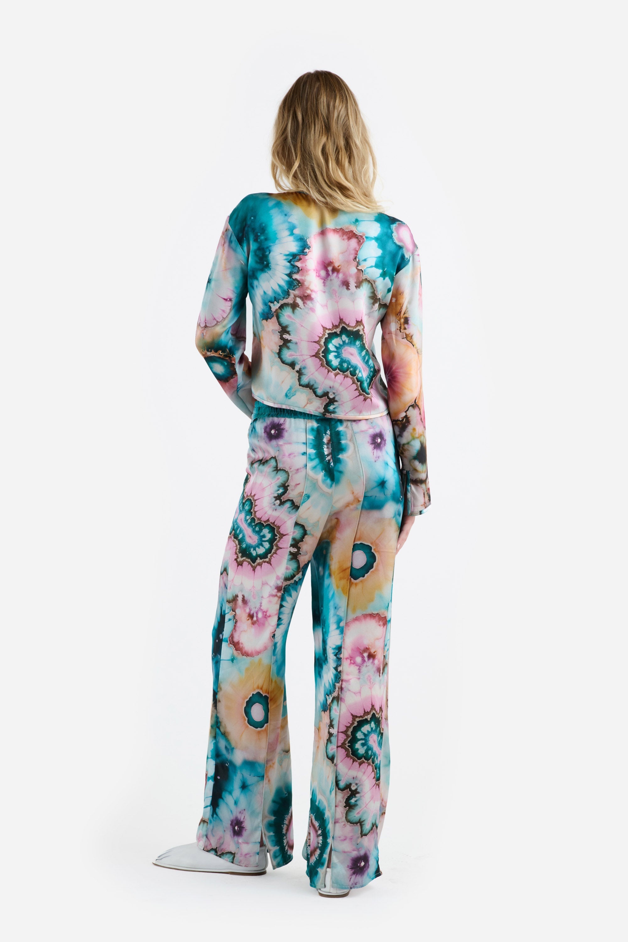SILK TIE DYE PANT - 3