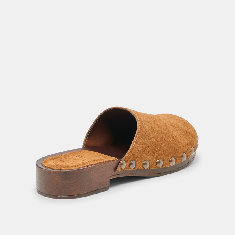 ALANIS FLATS CHESTNUT SUEDE 5