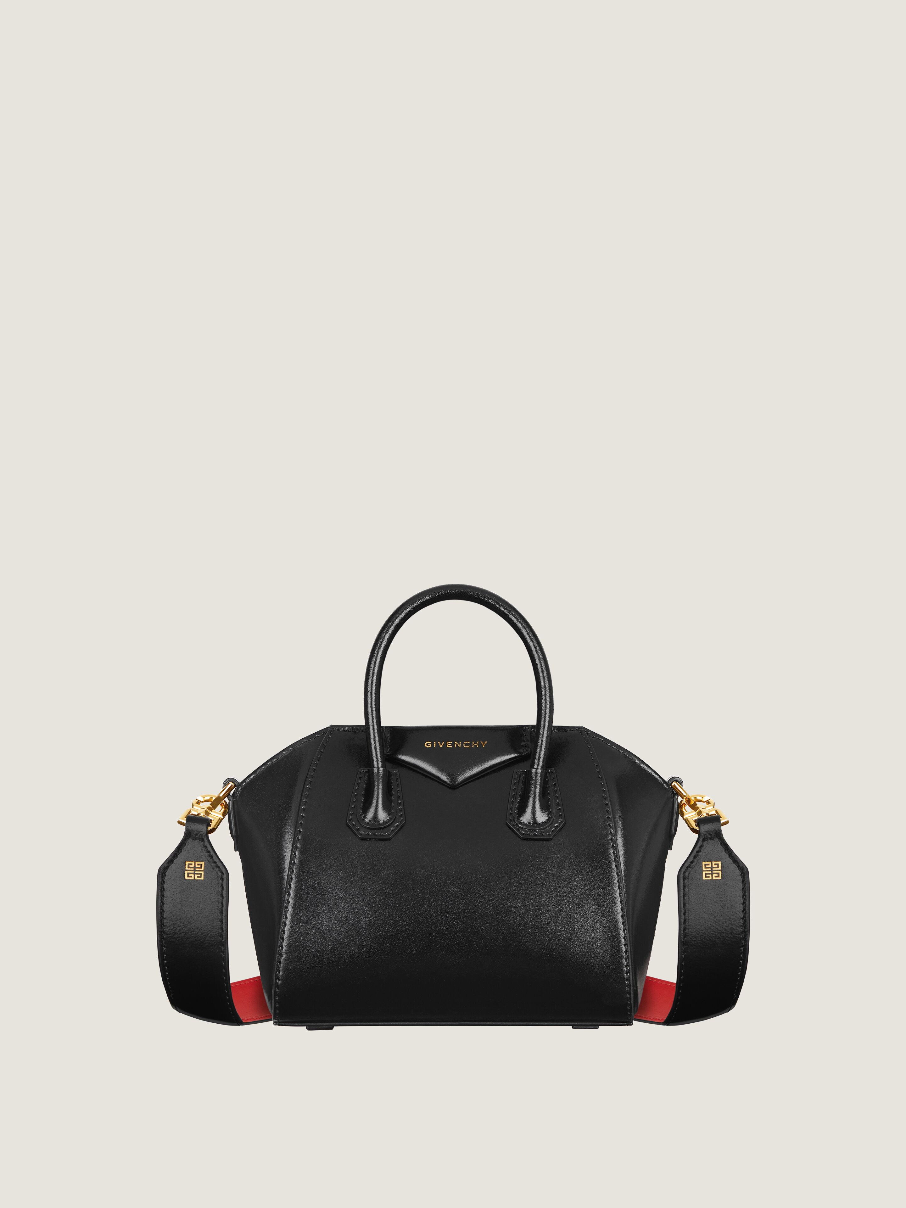 ANTIGONA TOY BAG IN BOX LEATHER - 1