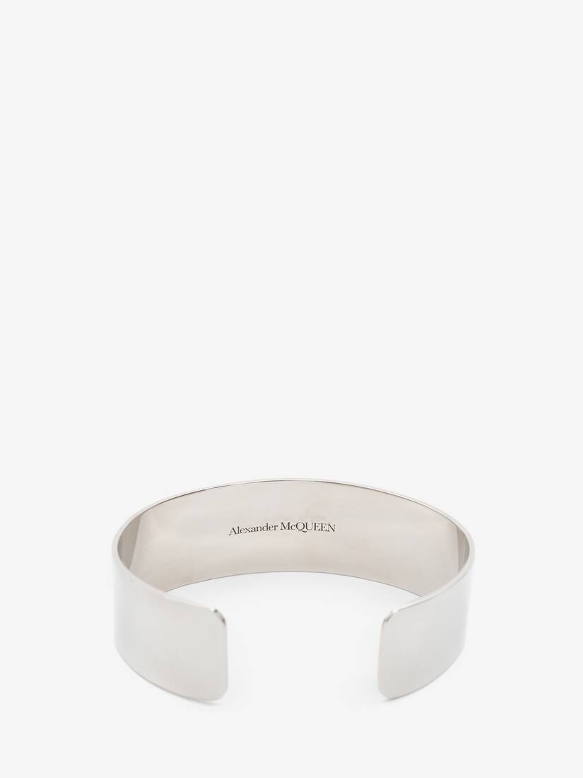 Wide Cuff in Antique Silver - 3